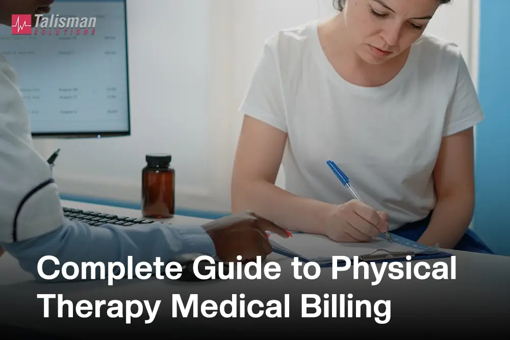 physical therapist billing a patient